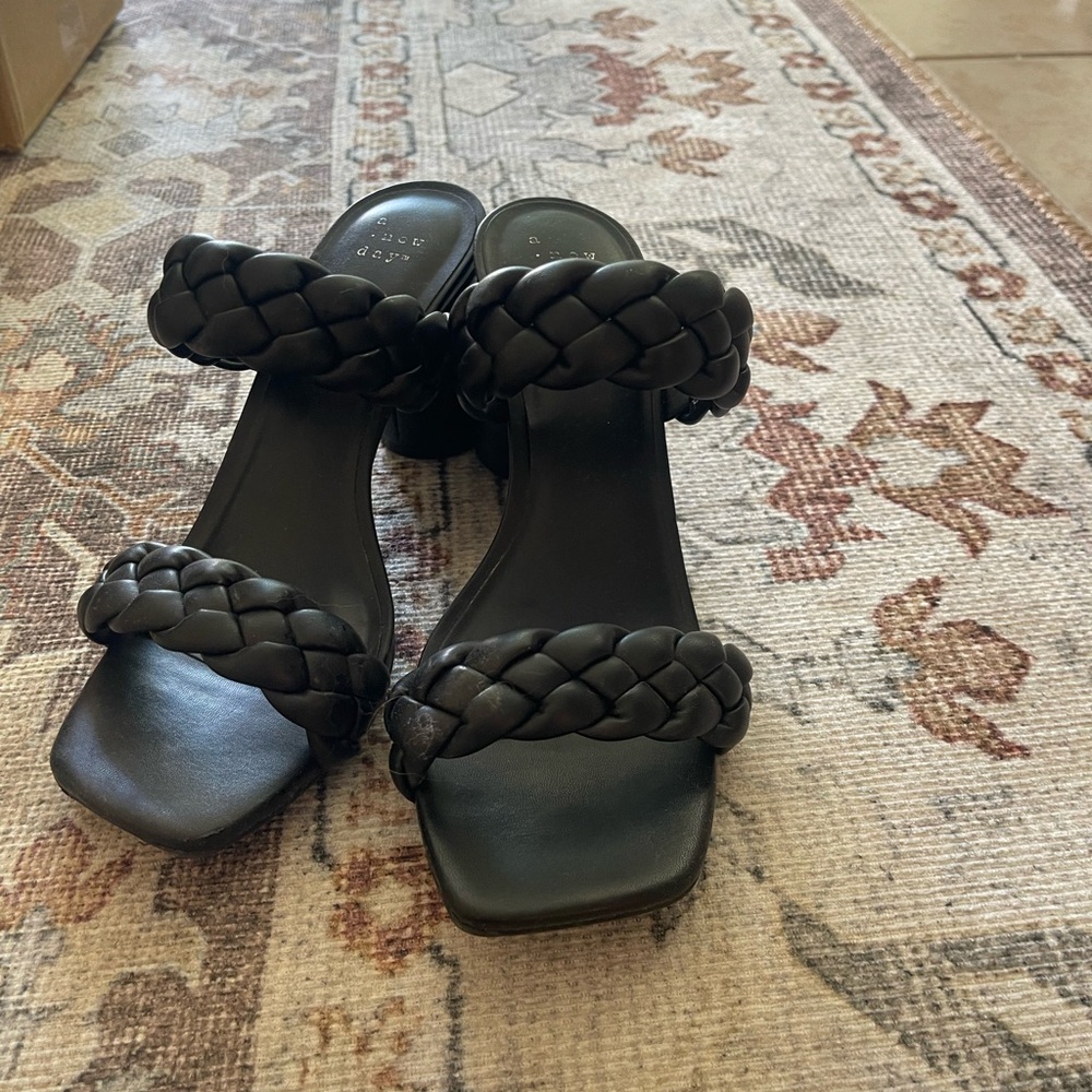 A new day black heels